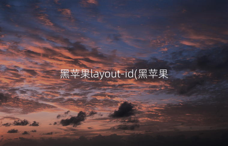 黑苹果layout-id(黑苹果是什么意思)